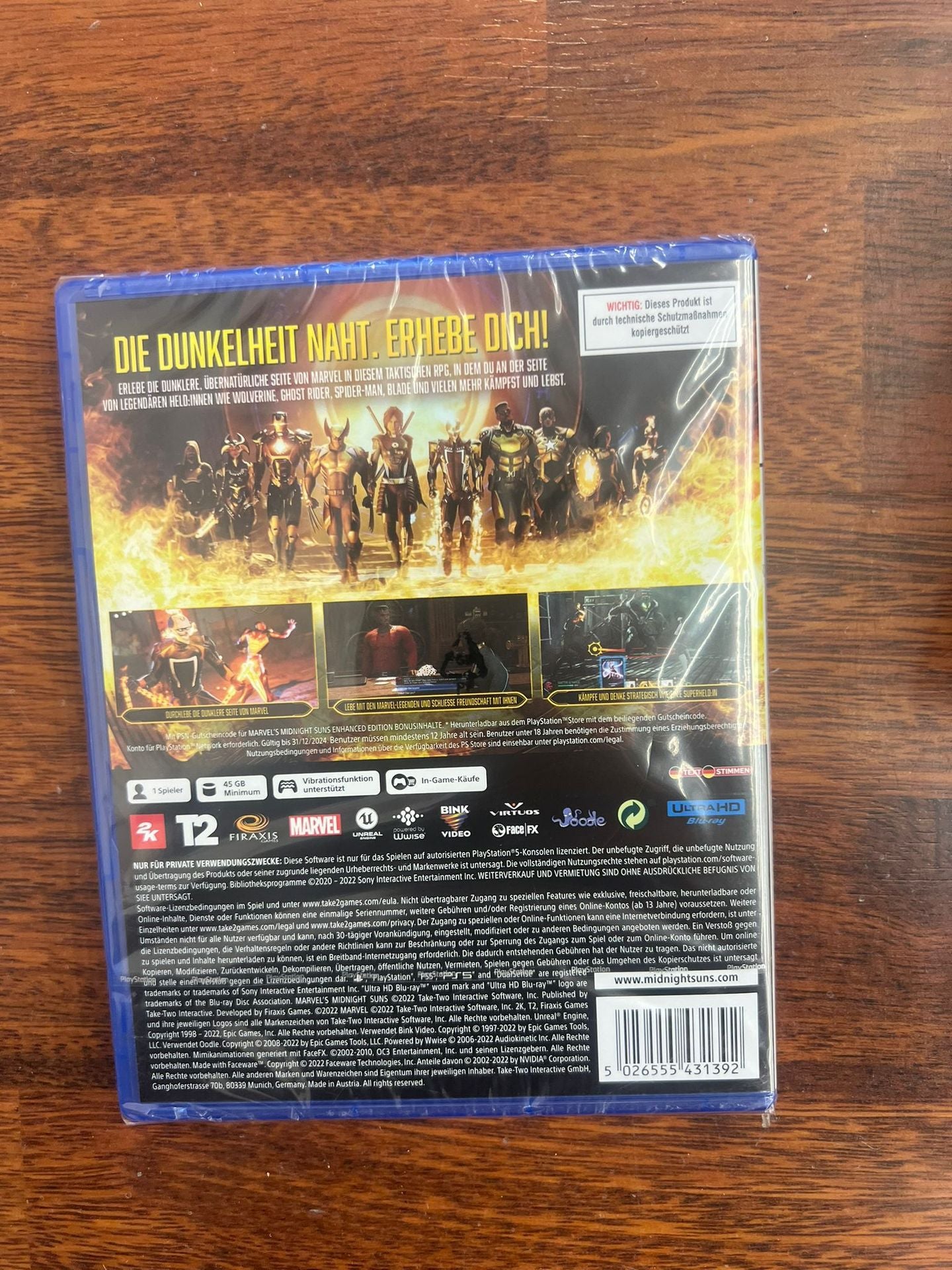Marvel'S Midnight Suns Enhanced Edition PS5 DE Marvel'S Midnight Suns Enhanced Edition PS5 DE